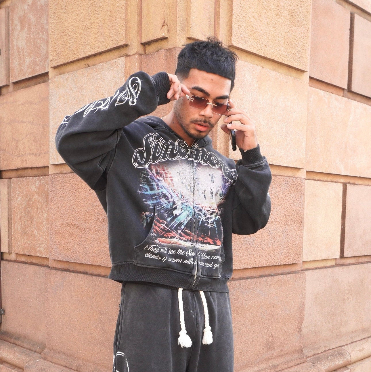 Sinomore Hoodie (Washed Black)